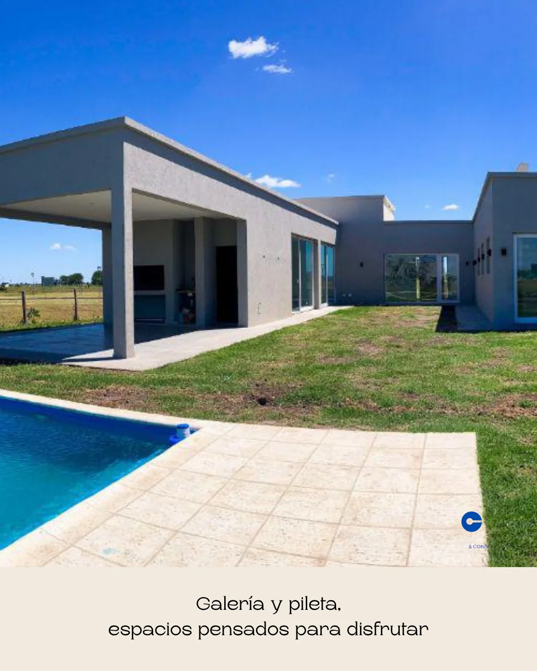 Exterior de una casa moderna en Canning